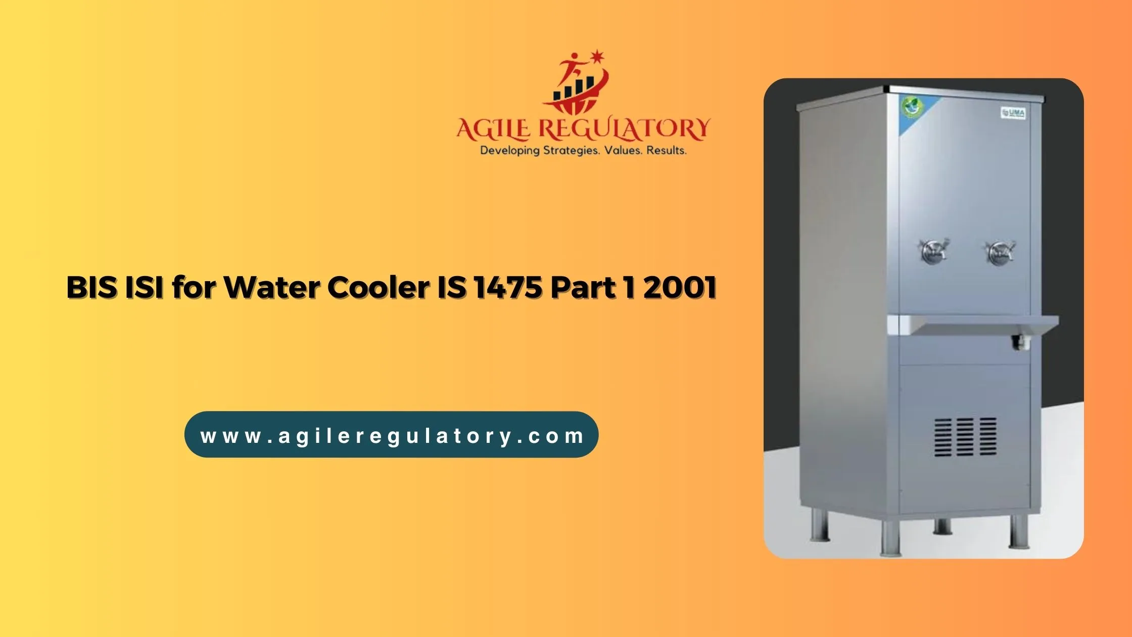 BIS ISI Mark Certificate for Water Cooler IS 1475 Part 1 2001